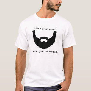 Camiseta Com uma barba do excelente (o T) dos homens