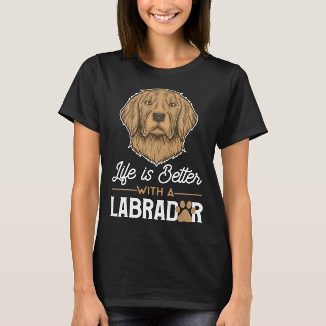 Camiseta Com Uma Face De Um Labrador De Chocolate Bonito (Frente)