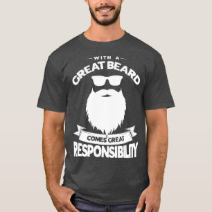 Camiseta Com Uma Placa De Excelente Vem A Responsabilidade