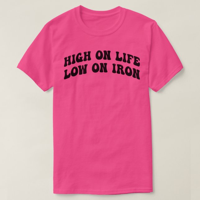 Camiseta com vida baixa, ferro 1 (Frente do Design)