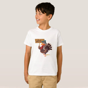 Camiseta Coma a acção de graças engraçada de Turquia da