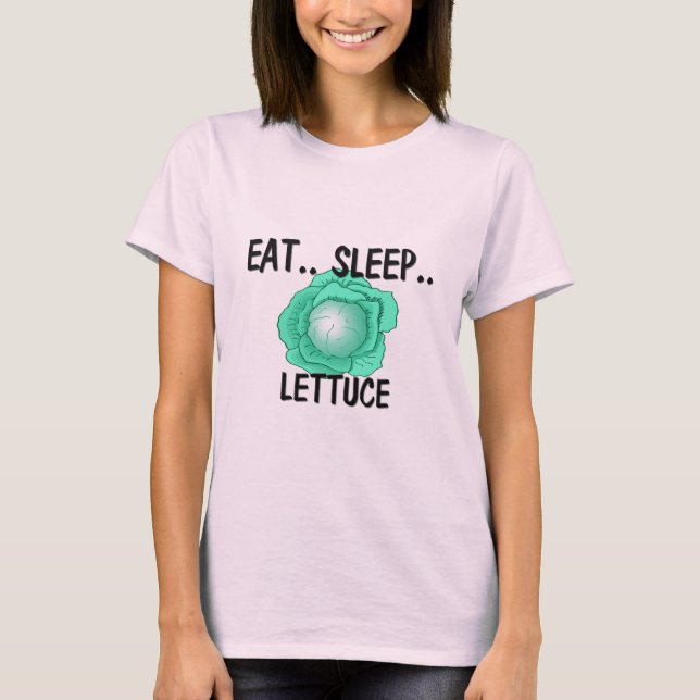 Camiseta Coma a ALFACE do sono (Frente)