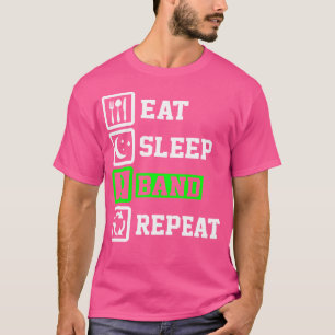 Camiseta Coma a Banda de Marcha Repetitiva do tambor de lat