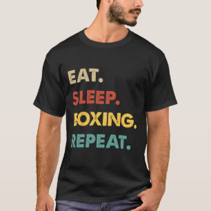 Camiseta Coma a boia do sono Repetir a boia engraçada