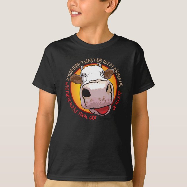 Camiseta Coma a carne (Frente)