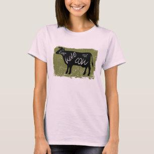 Camiseta Coma a couve, não vaca