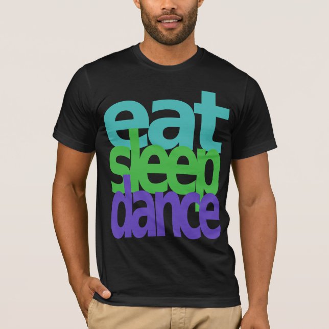 Camiseta coma a dança do sono (Frente)
