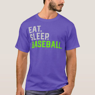 Camiseta Coma a dormir Baseball Repetir TShirt
