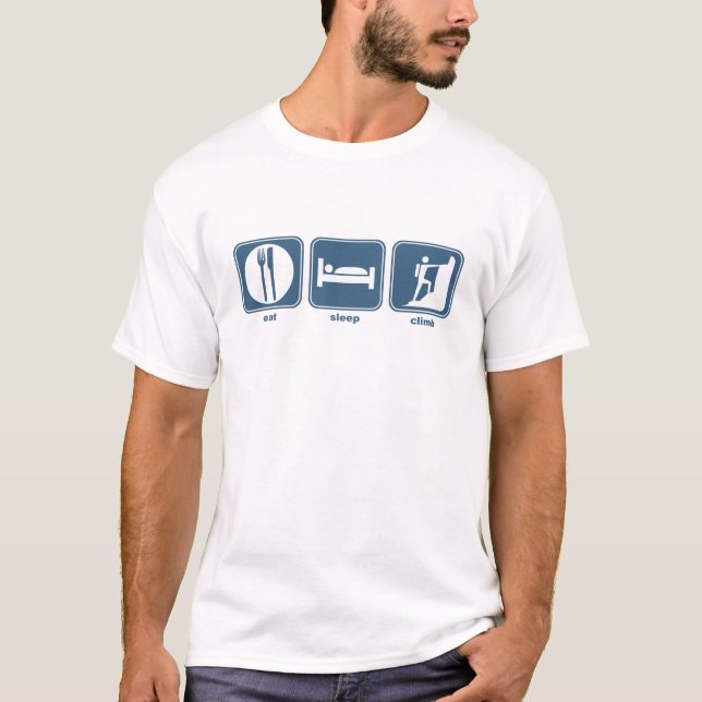 Camiseta coma a escalada do sono (Frente)
