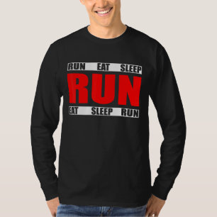 Camiseta Coma a execução do modo de latência Repetir - Cota