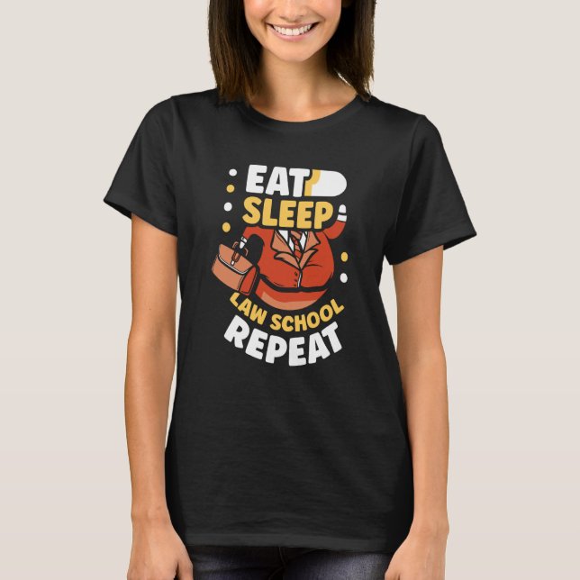 Camiseta Coma a Faculdade de Direito do Sono Repito Advogad (Frente)