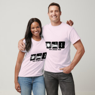 Camiseta coma a fileira do sono