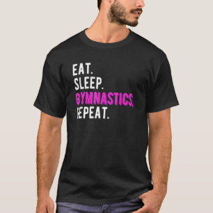Camiseta Coma a ginástica do sono Repita Crianças Sacudir A