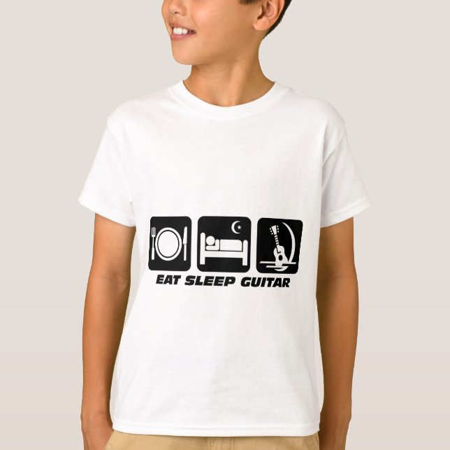 Camiseta Coma a guitarra do sono (Frente)