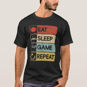 Camiseta Coma a Liga do Sono Repetir Presente de Jogos Desp