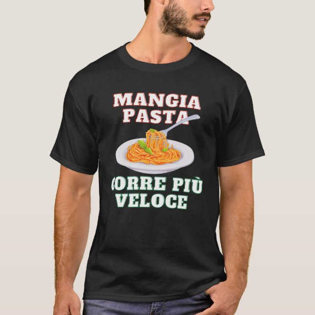 Camiseta Coma a massa mais rápido (Frente)