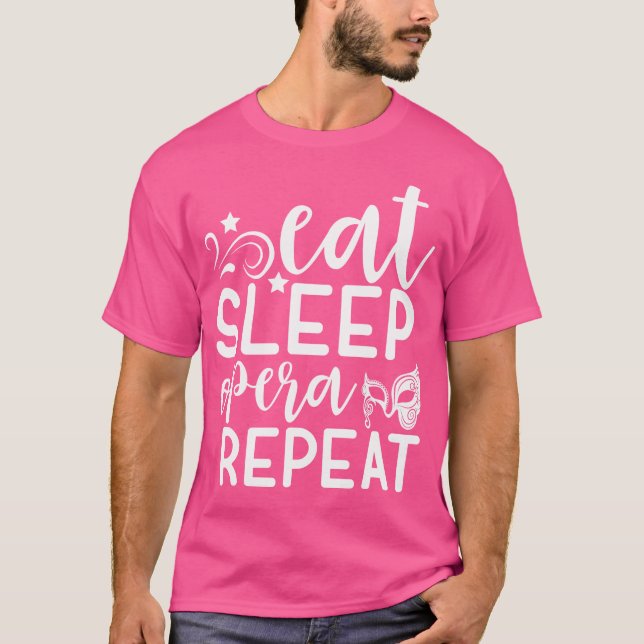 Camiseta Coma a Ópera do Sono Repete a Ópera Engraçada Perf (Frente)