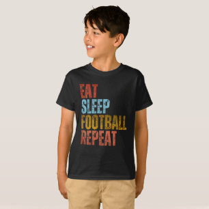 CAMISETA COMA A REPETIÇÃO DE FUTEBOL DE SONO
