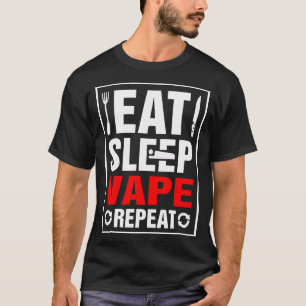 Camiseta Coma a repetição de Vape do sono