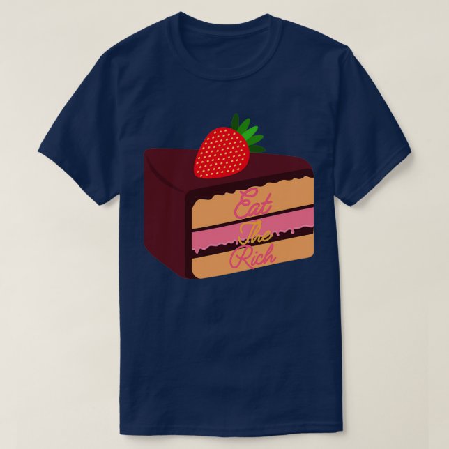 Camiseta Coma A Rich Cake Art (Frente do Design)