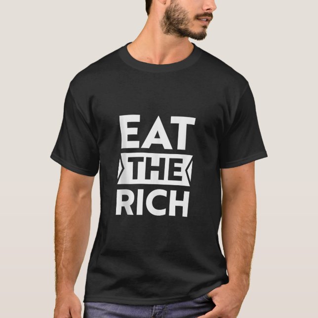 Camiseta Coma a Rich UAW em Greve Retro para Homens Mulhere (Frente)
