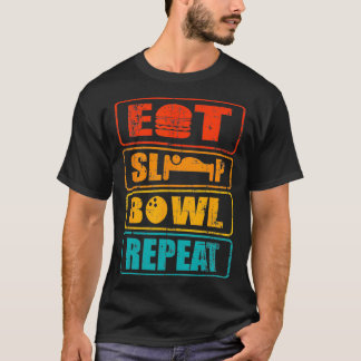 Camiseta Coma a tigela de sono, repita a design de torneio 