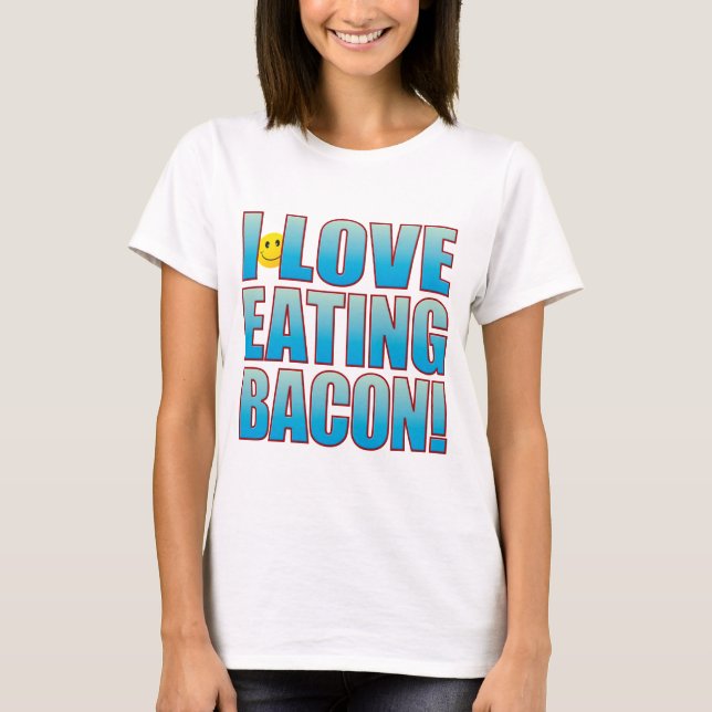 Camiseta Coma a vida B do bacon (Frente)