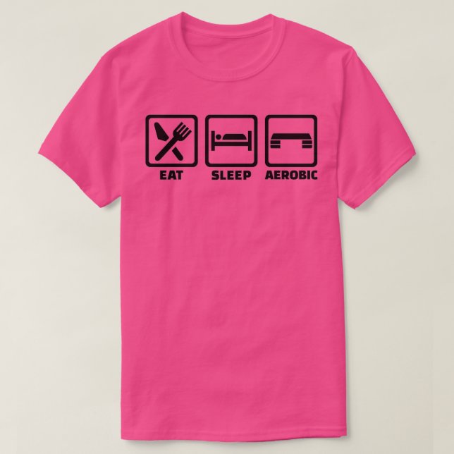 Camiseta Coma Aeróbios do Sono 4 (Frente do Design)
