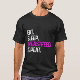 Camiseta Coma Aleitamento Repetitivo Aleitamento Novo