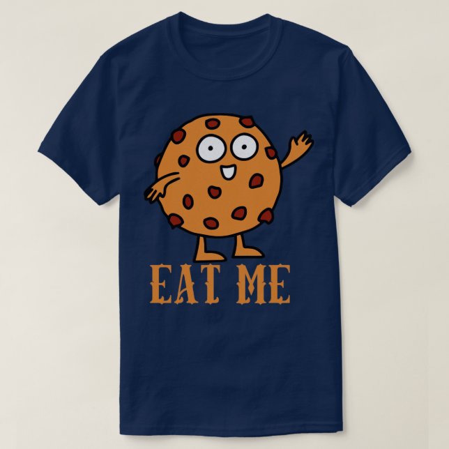 Camiseta Coma amantes de biscoitos (Frente do Design)