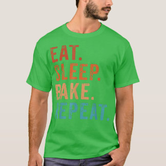 Camiseta Coma Assar De Sono Repetir Criadores Engraçados De
