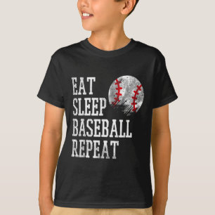 Camiseta Coma Baseball Sono Repetir Treinador Equipe Jogado