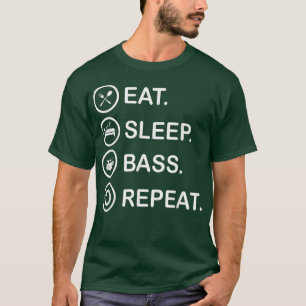 Camiseta Coma Bass Do Sono Repete Violão 666 Engraçado