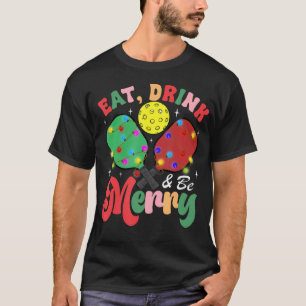 Camiseta Coma, Beba E Alegre-se Piada de Natal de Picklebal