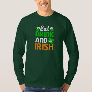 Camiseta Coma, Beba E Seja Irlandês