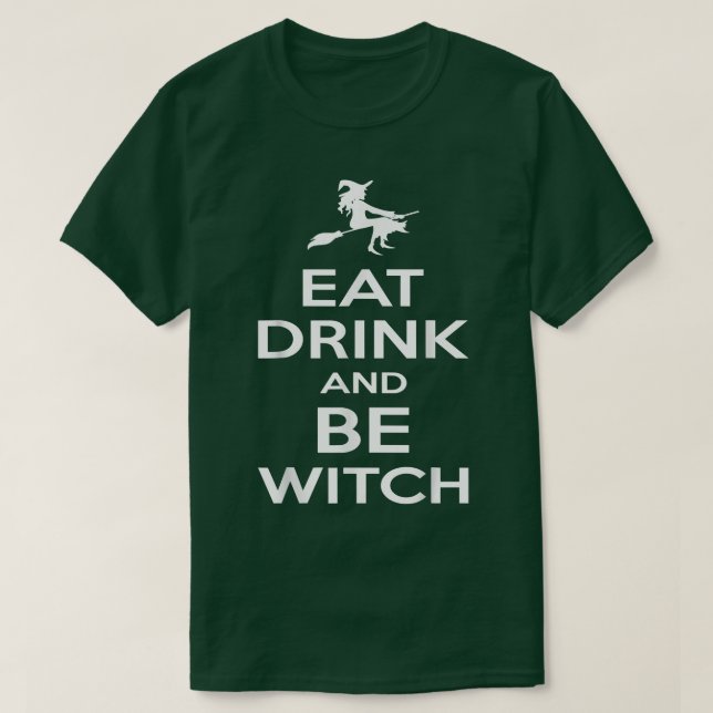 Camiseta Coma Bebida E Seja Bruxa 3170317 (Frente do Design)