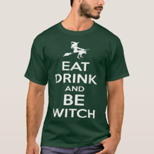 Camiseta Coma Bebida E Seja Bruxa 3170317