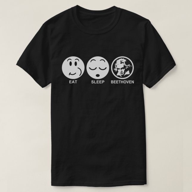 Camiseta Coma Beethoven com Sono (Frente do Design)