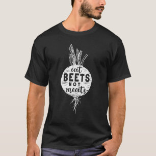 Camiseta Coma Beterraba Não Mede Vegetação Vegetariana Engr