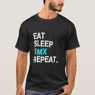 Camiseta Coma BMX Repete Corrida De Bike Para Homens