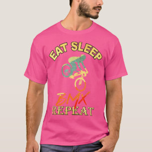 Camiseta Coma Bmx Repetir Bicicleta Bicicleta Funny Motocro