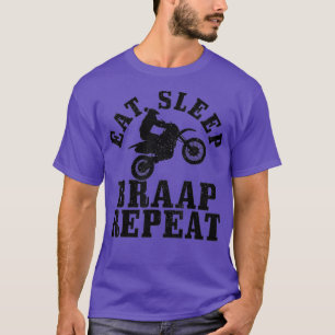 Camiseta Coma braçadeira do sono Repetir Diafragma Engraçad