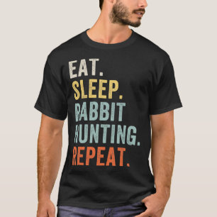 Camiseta Coma Caça Ao Coelho No Sono Repete Caça Ao Coelho