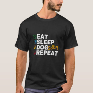 Camiseta Coma Cachorro Sentado Repito Cachorro Cachorro Pet