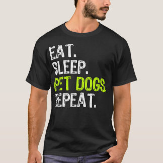 Camiseta Coma Cachorros De Pet Repetem O Proprietário Do Pã
