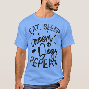 Camiseta Coma Cachorros Repetidamente, Cachorro Engraçado