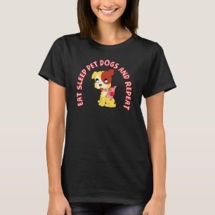 Camiseta Coma Cães De Comida E Repita
