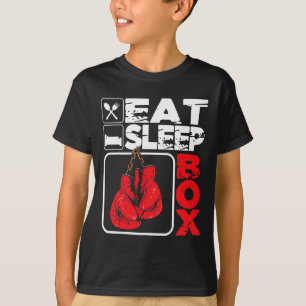Camiseta Coma Caixa de Sono - Amante de Boxe Academia Boxea