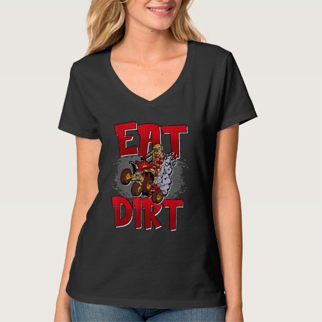 Camiseta Coma Camisolas Quad Riding Men Quatro Rodas (Frente)