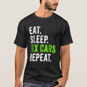 Camiseta Coma Carros de Correção de Suspensão Repetir Mecân
